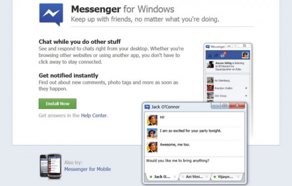 facebook desktop app